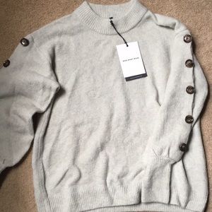 NWT Who What Wear Mock neck sweater size small